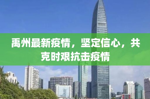 禹州最新疫情，坚定信心，共克时艰抗击疫情