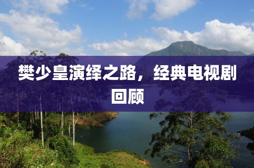 樊少皇演绎之路，经典电视剧回顾