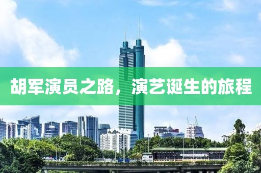 胡军演员之路，演艺诞生的旅程