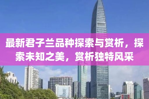 最新君子兰品种探索与赏析，探索未知之美，赏析独特风采
