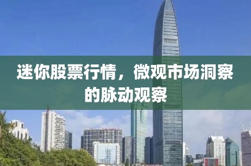 迷你股票行情，微观市场洞察的脉动观察