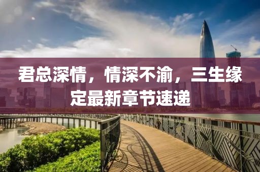 君总深情，情深不渝，三生缘定最新章节速递