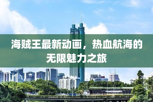 海贼王最新动画，热血航海的无限魅力之旅