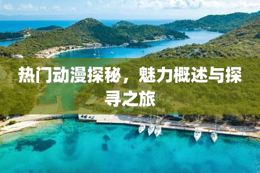 热门动漫探秘，魅力概述与探寻之旅