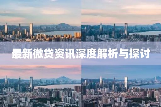 最新微贷资讯深度解析与探讨