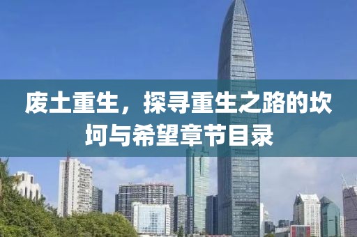 废土重生，探寻重生之路的坎坷与希望章节目录