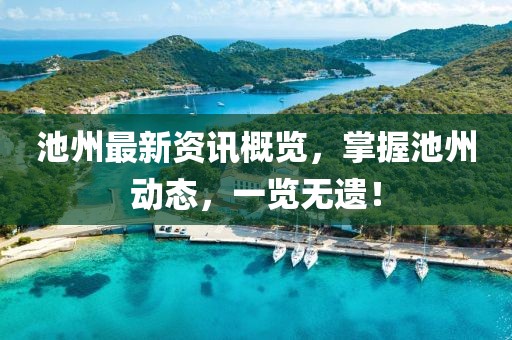 池州最新资讯概览，掌握池州动态，一览无遗！