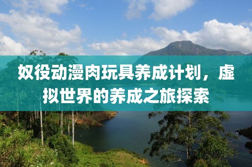 奴役动漫肉玩具养成计划，虚拟世界的养成之旅探索