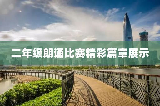 二年级朗诵比赛精彩篇章展示