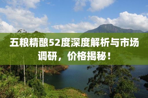 五粮精酿52度深度解析与市场调研，价格揭秘！