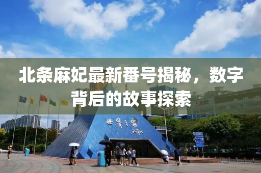 北条麻妃最新番号揭秘，数字背后的故事探索