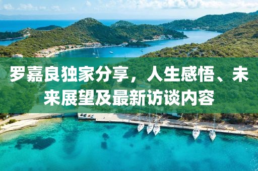 罗嘉良独家分享，人生感悟、未来展望及最新访谈内容