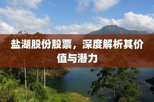 盐湖股份股票，深度解析其价值与潜力