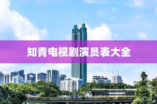 知青电视剧演员表大全