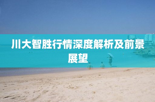 川大智胜行情深度解析及前景展望