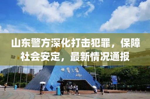 山东警方深化打击犯罪，保障社会安定，最新情况通报
