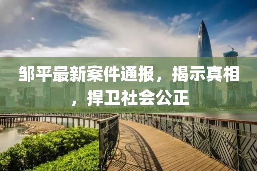 邹平最新案件通报，揭示真相，捍卫社会公正