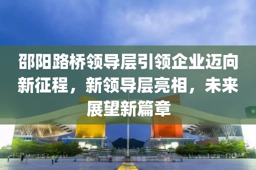 邵阳路桥领导层引领企业迈向新征程，新领导层亮相，未来展望新篇章