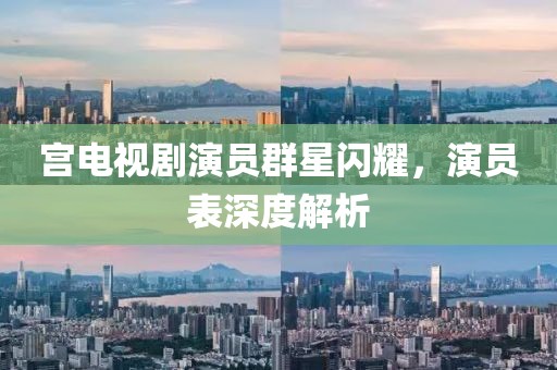 宫电视剧演员群星闪耀，演员表深度解析