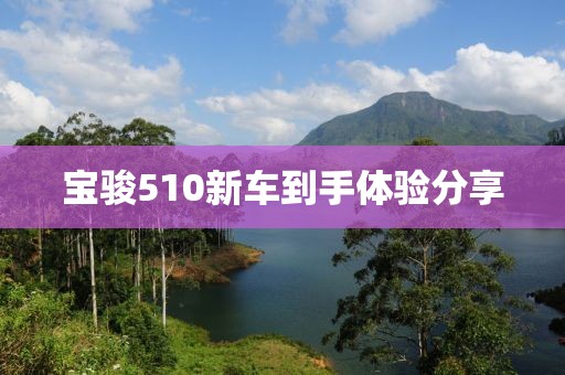 宝骏510新车到手体验分享