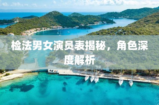 检法男女演员表揭秘，角色深度解析