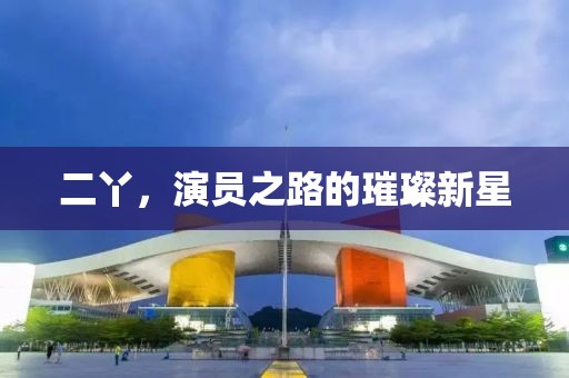 二丫，演员之路的璀璨新星