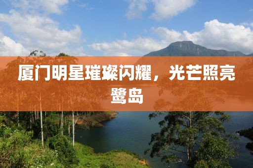 厦门明星璀璨闪耀，光芒照亮鹭岛