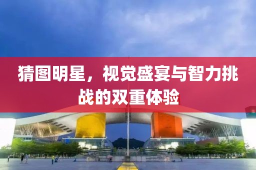 猜图明星，视觉盛宴与智力挑战的双重体验