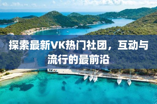 探索最新VK热门社团，互动与流行的最前沿