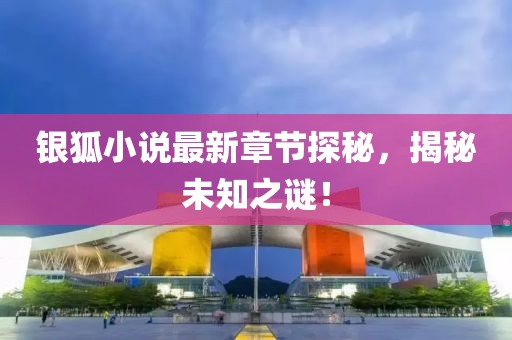 银狐小说最新章节探秘，揭秘未知之谜！