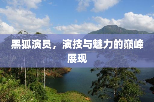 黑狐演员，演技与魅力的巅峰展现