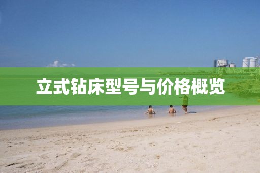 立式钻床型号与价格概览
