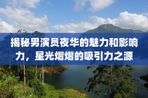 揭秘男演员夜华的魅力和影响力,星光熠熠的吸引力之源