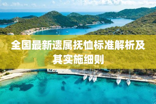 全国最新遗属抚恤标准解析及其实施细则