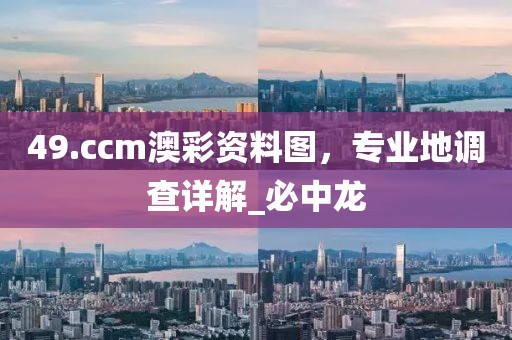 49.ccm澳彩资料图，专业地调查详解_必中龙