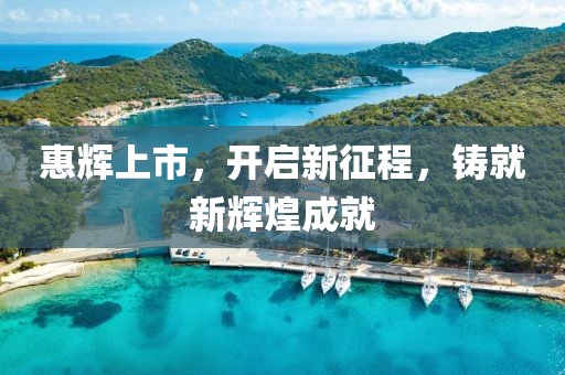 惠辉上市,开启新征程,铸就新辉煌成就