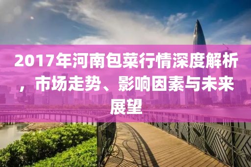 2017年河南包菜行情深度解析，市场走势、影响因素与未来展望