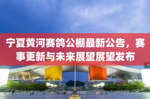 宁夏黄河赛鸽公棚最新公告，赛事更新与未来展望展望发布