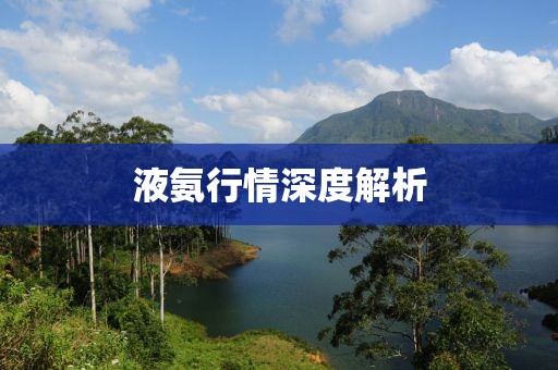 液氨行情深度解析