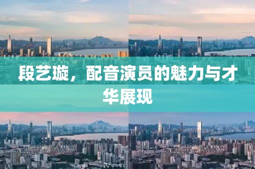 段艺璇,配音演员的魅力与才华展现