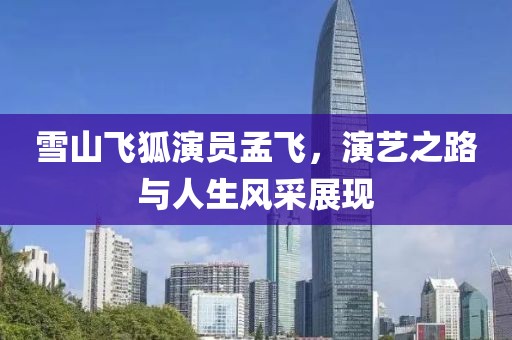 雪山飞狐演员孟飞,演艺之路与人生风采展现