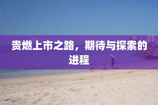 贵燃上市之路，期待与探索的进程