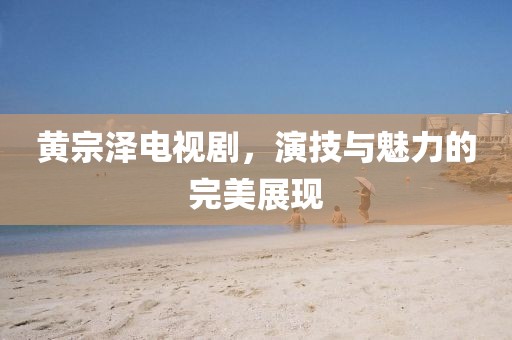 黄宗泽电视剧，演技与魅力的完美展现