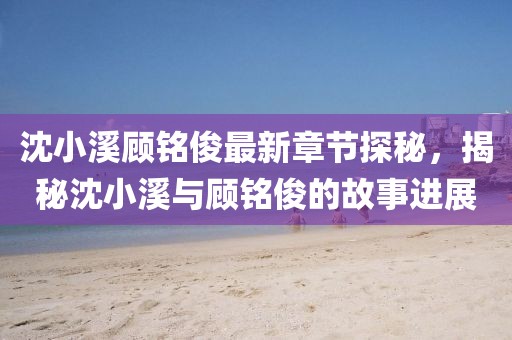 沈小溪顾铭俊最新章节探秘，揭秘沈小溪与顾铭俊的故事进展