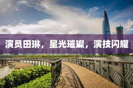 演员田琳，星光璀璨，演技闪耀