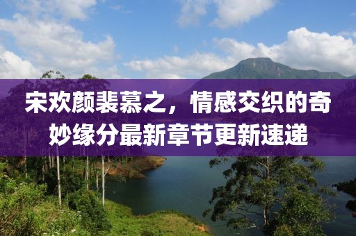 宋欢颜裴慕之,情感交织的奇妙缘分最新章节更新速递