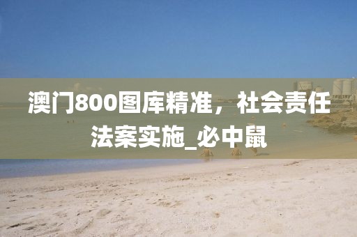 澳门800图库精准，社会责任法案实施_必中鼠