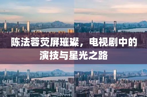陈法蓉荧屏璀璨，电视剧中的演技与星光之路
