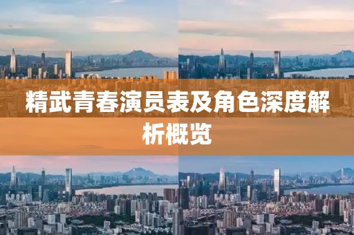 精武青春演员表及角色深度解析概览