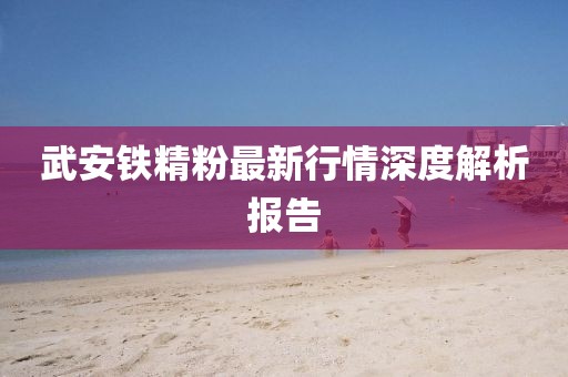 武安铁精粉最新行情深度解析报告